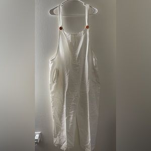 Size Sm white overalls